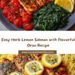Herb Lemon Salmon with Orzo Recipe