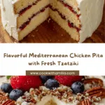Mediterranean Chicken Pita with Feta & Tzatziki Recipe
