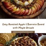 Roasted Apple & Burrata Board with Maple Drizzle Recipe