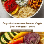 Mediterranean Roasted Veggie Bowl with Herb Yogurt Recipe