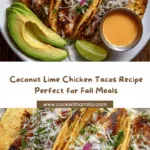 Coconut Lime Chicken Tacos Recipe