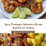 Pineapple Habanero Shrimp Kabobs Recipe