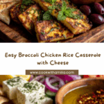 Broccoli Rice Chicken & Cheese Casserole Recipe