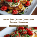 Place cooked chicken on a serving platter Recipe