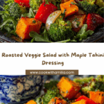 Roasted Veggie & Pistachio Salad with Tahini Maple Drizzle Recipe