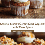 Homemade Christmas Yoghurt Carrot Cake cupcakes recipe