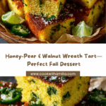 Honey‑Pear & Walnut Wreath Tart Recipe