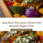 Sheet-Pan Lemon Chicken with Roasted Vegetables & Feta Recipe