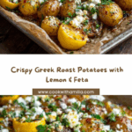 Greek Roast Potatoes with Lemon and Feta Recipe
