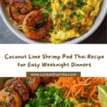 Coconut Lime Shrimp Pad Thai Recipe