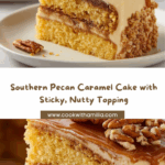 Southern Pecan Caramel Cake Recipe