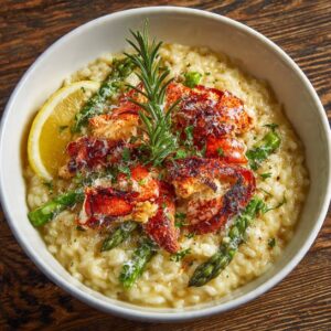 Lemon Butter Lobster Risotto Recipe