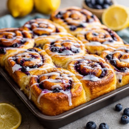 Blueberry Cinnamon Rolls Recipe
