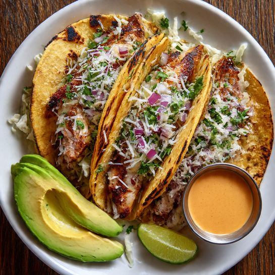 Coconut Lime Chicken Tacos Recipe - Recipe Image