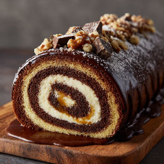 Chocolate Yule Log (Bûche de Noël) Recipe