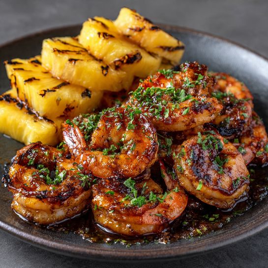 Pineapple Habanero Shrimp Kabobs Recipe