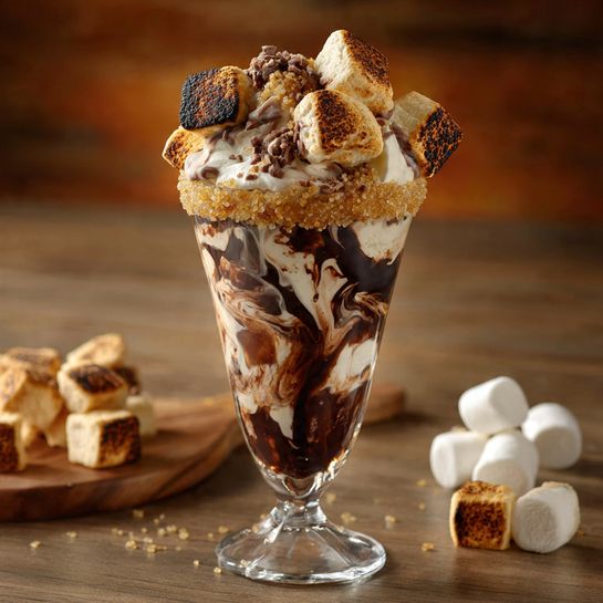 Toasted Marshmallow Milkshakes Recipe