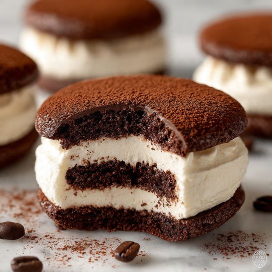 Tiramisu Sandwich Cookies Recipe