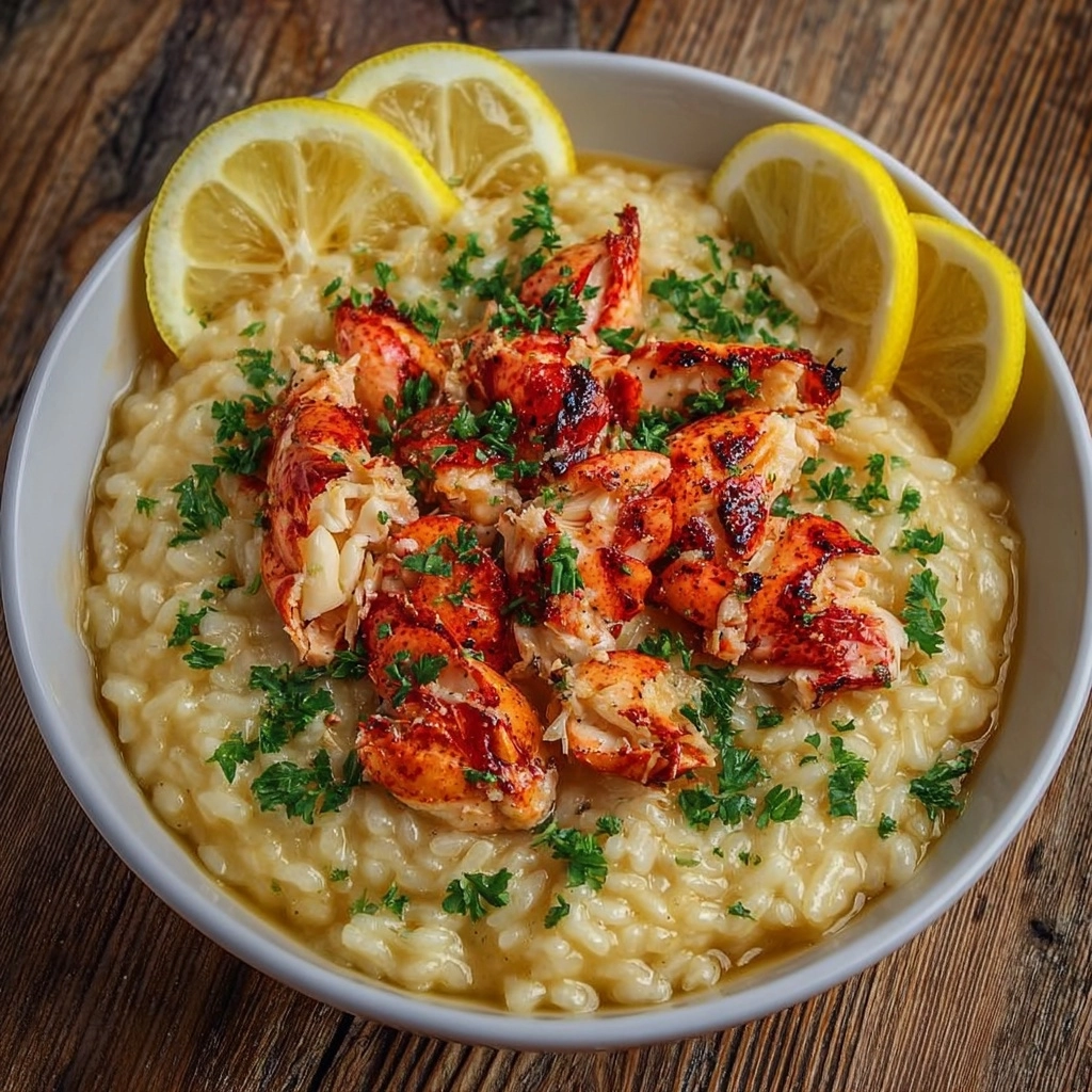 Lemon Butter Lobster Risotto Recipe