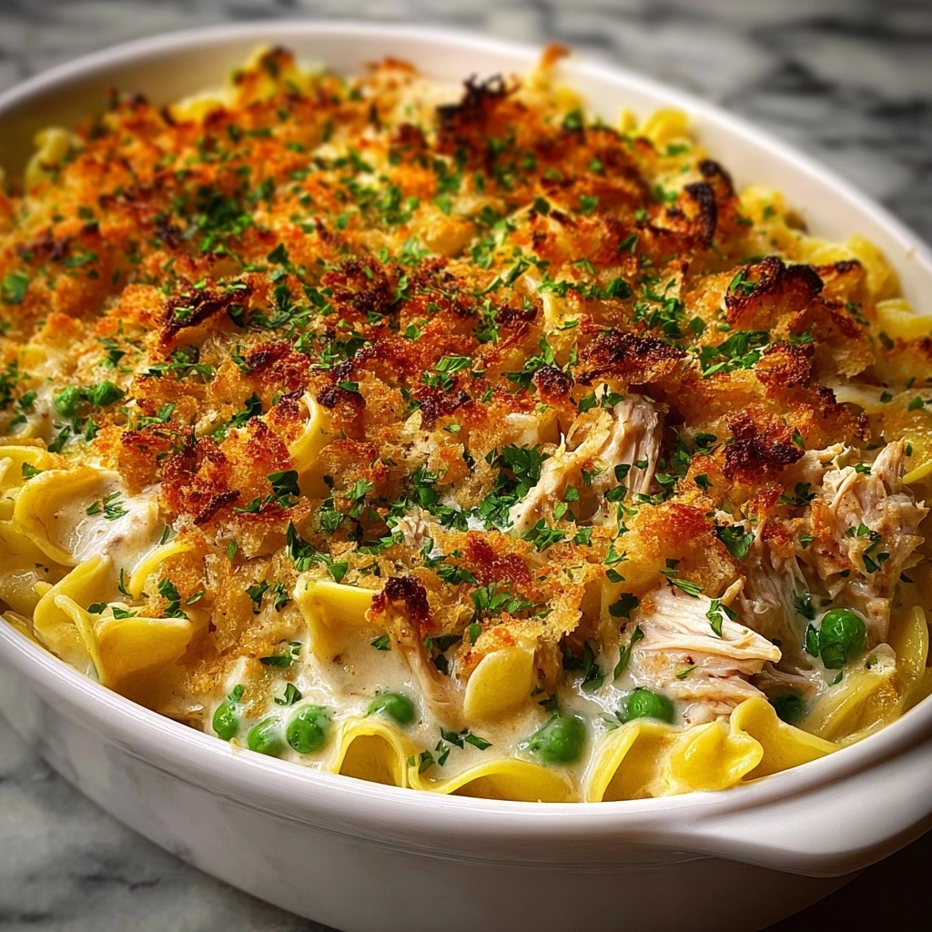 Tuna Noodle Casserole: Creamy, Cozy, and Classic Recipe - Recipe Image