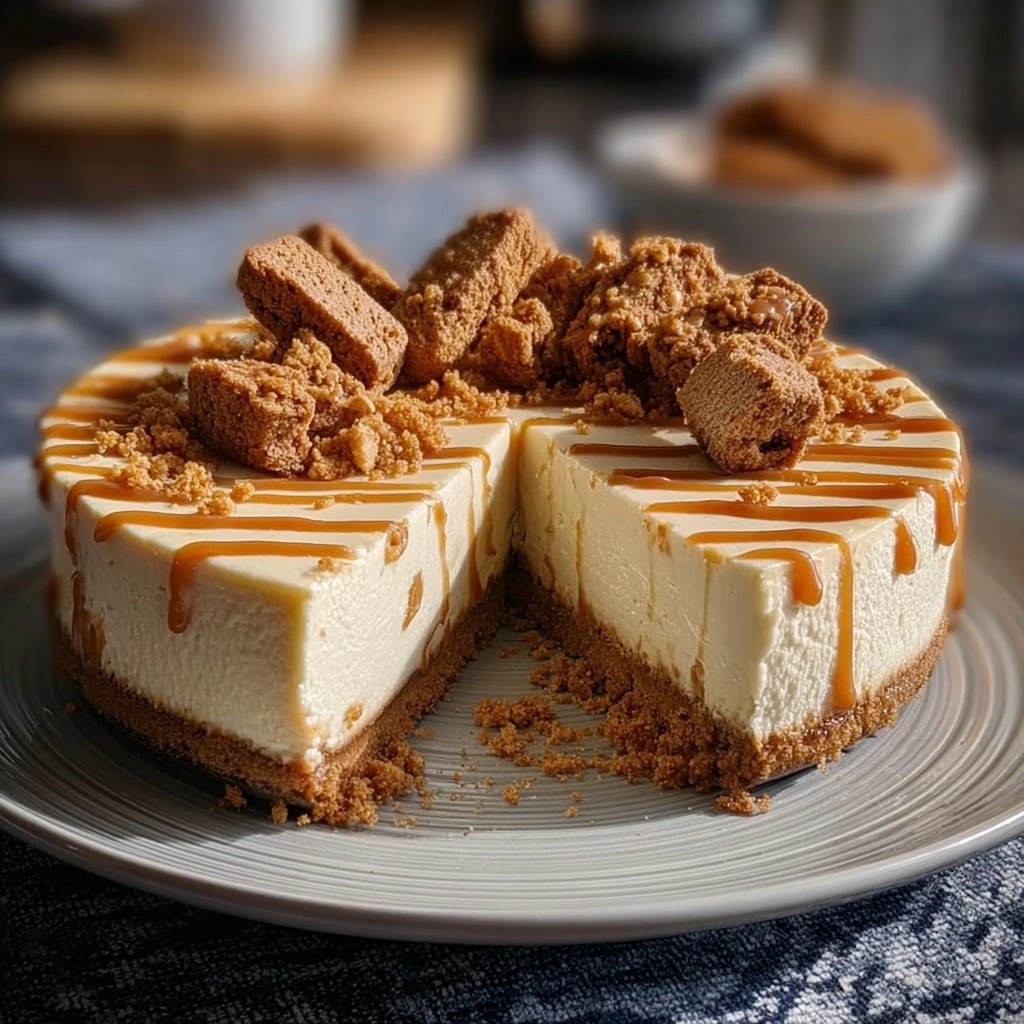 Lotus Speculoos No-Bake Cheesecake Recipe 3 Lotus Speculoos No-Bake Cheesecake Recipe - Recipe Image