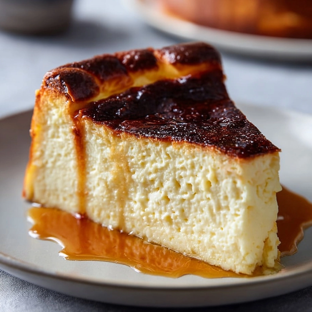 Basque Burnt Cheesecake Recipe - Recipe Image
