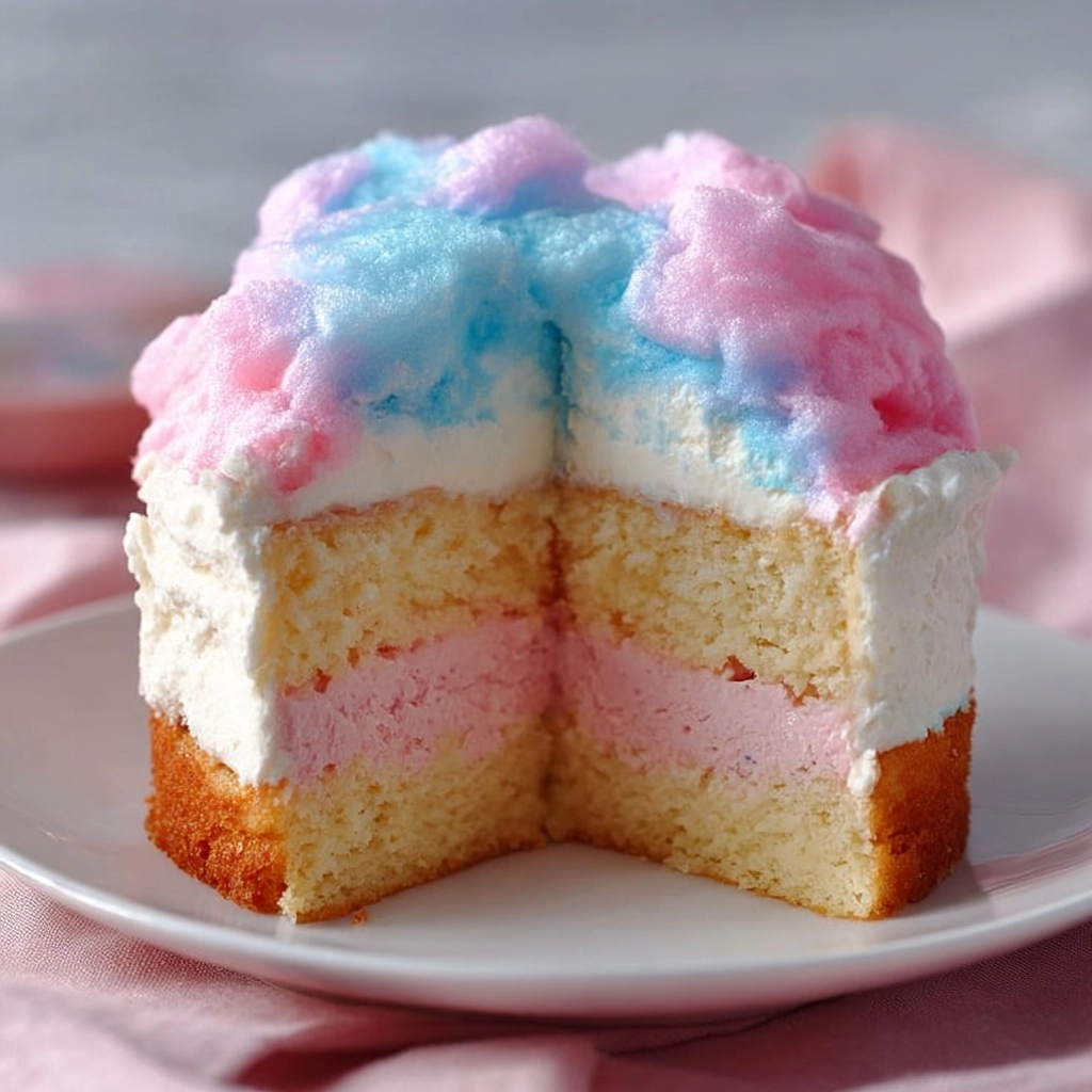 Cotton Candy Cake Recipe - Recipe Image