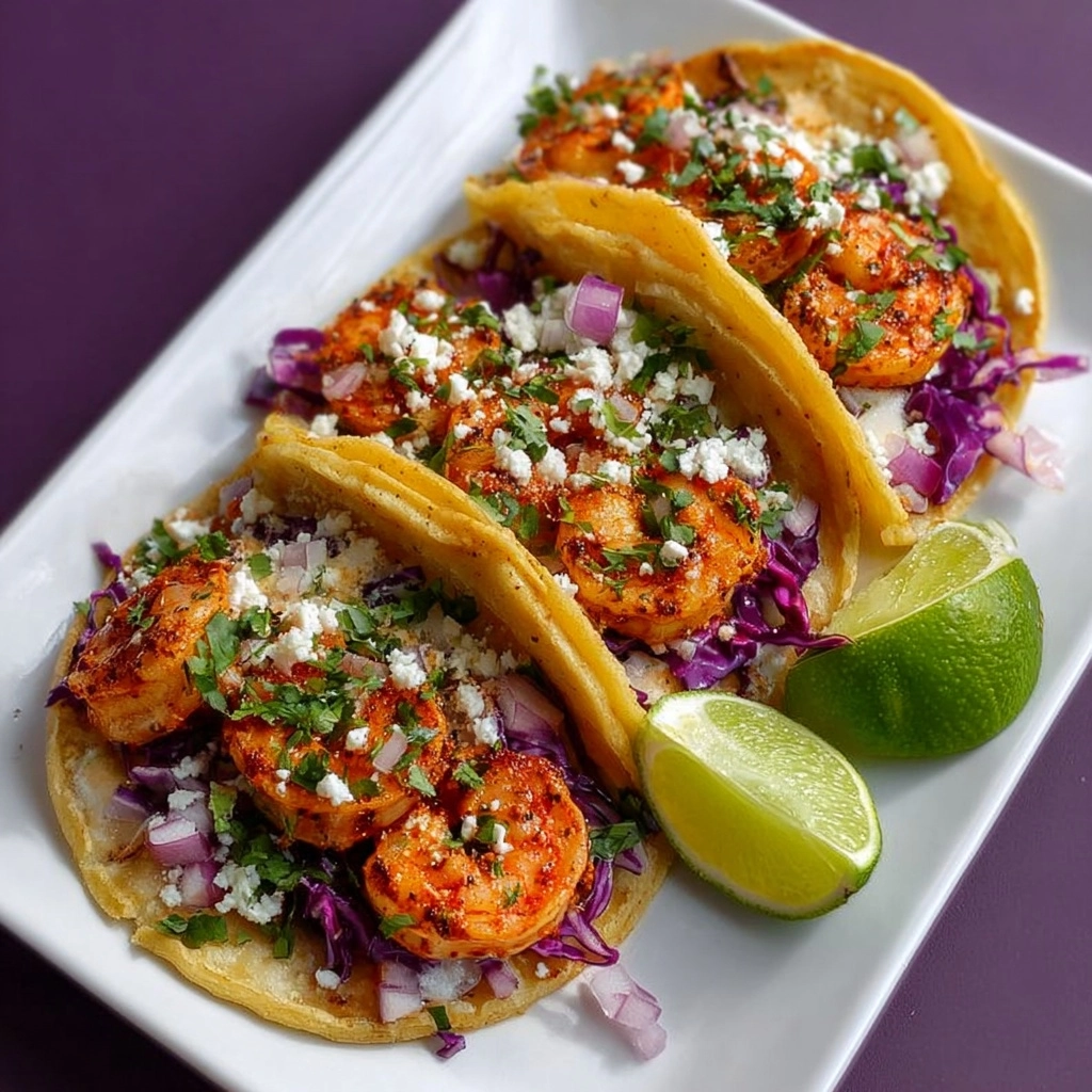 Chipotle Lime Shrimp Tacos Recipe - Recipe Image