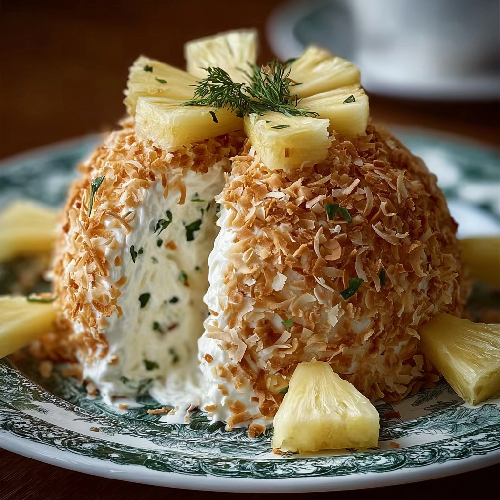 Heavenly Pineapple Cheeseball Recipe