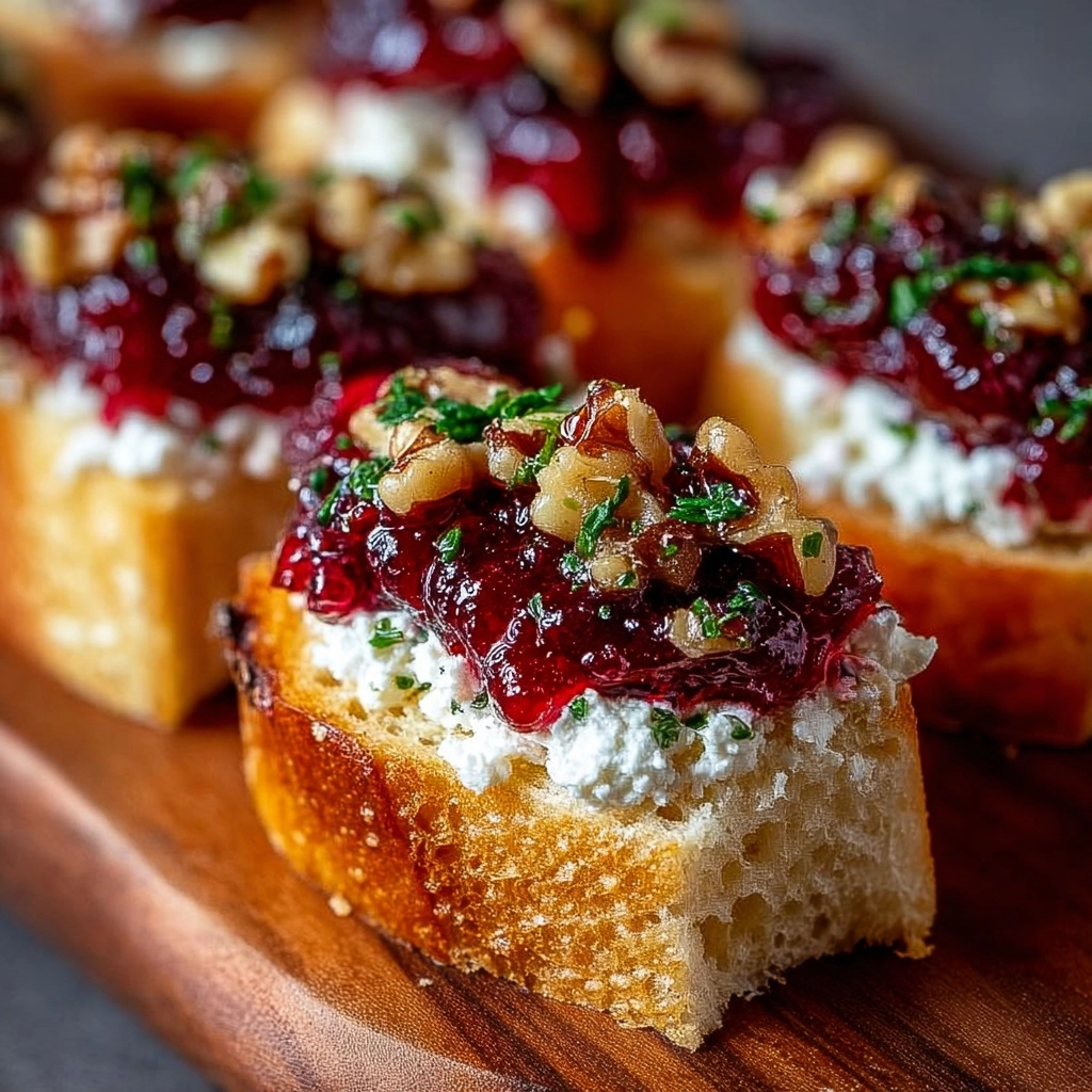Cranberry Goat Cheese Crostini Board Recipe