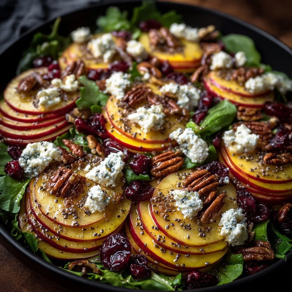 Warm Apple & Feta Fall Salad Recipe