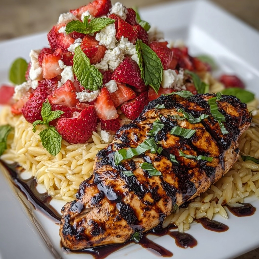 lsamic Glaze & Ricotta Salata Orzo Salad Recipe - Recipe Image