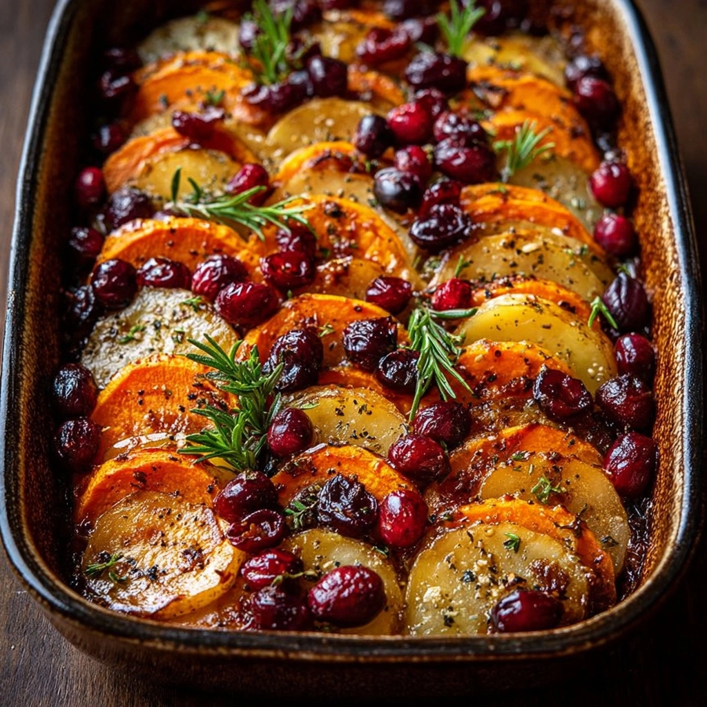 Pumpkin Bake with Cranberry-Honey Glaze Recipe - Recipe Image