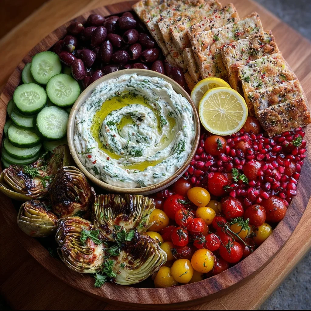 Greek Halloumi Mezze Board with Chili Honey Drizzle Recipe