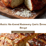 Rustic No-Knead Rosemary Garlic Bread Recipe