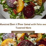 Roasted Beet & Pear Salad with Feta Recipe