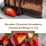 Chocolate Strawberry Cheesecake Recipe