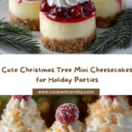 Delightful Christmas Tree Mini Cheesecakes Recipe