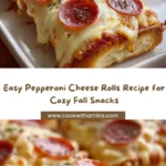 Pepperoni Cheese Rolls Recipe