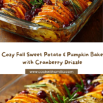 Carrot Bake with Cranberry-Honey Drizzle Recipe