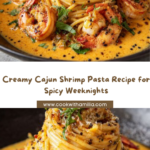Creamy Cajun Shrimp Pasta Volcano Recipe