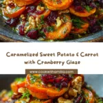 & Carrot with Walnuts & Cranberry Glaze Recipe