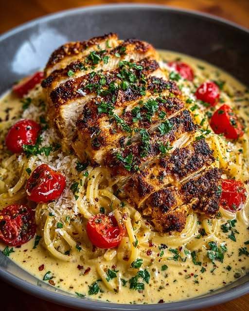 ken Spaghetti in Spicy Cajun Cream Sauce Recipe
