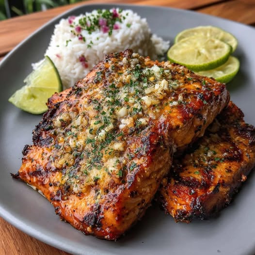 Coconut Lime Grilled Salmon Recipe