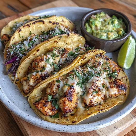 Coconut Lime Chicken Tacos Recipe