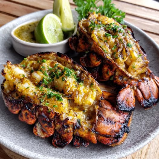 Coconut Lime Grilled Lobster Recipe - Recipe Image