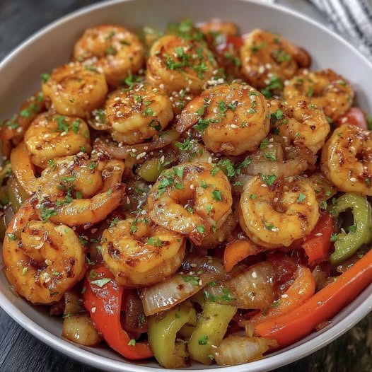 Shrimp and Pepper Stir-Fry Recipe