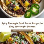 Spicy Pineapple Beef Tacos Recipe