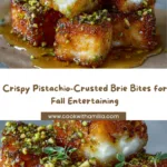 Pistachio-Crusted Brie Bites Recipe