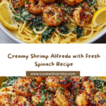 Shrimp Alfredo with Spinach Recipe